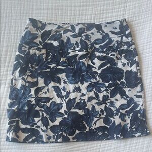 Floral Blue and White Women's SKORT by S.C. & Co